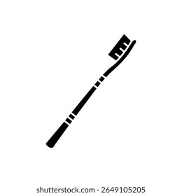 Simple minimalist toothbrush illustration, perfect for dental care, hygiene, and morning routine themes.