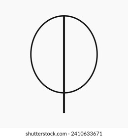 Simple and Minimalist Tree Illustration
