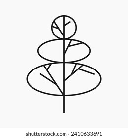 Simple and Minimalist Tree Illustration
