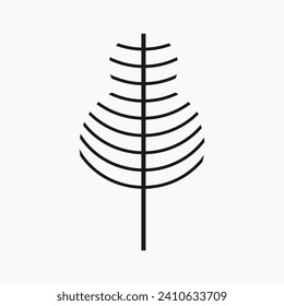 Simple and Minimalist Tree Illustration
