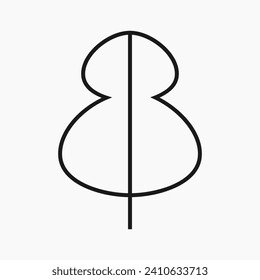 Simple and Minimalist Tree Illustration
