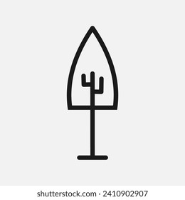 Simple and Minimalist Tree Illustration