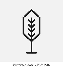 Simple and Minimalist Tree Illustration