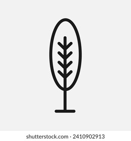 Simple and Minimalist Tree Illustration