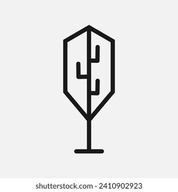 Simple and Minimalist Tree Illustration