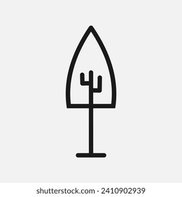 Simple and Minimalist Tree Illustration