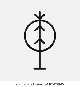 Simple and Minimalist Tree Illustration