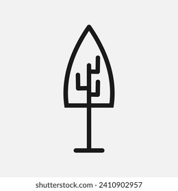 Simple and Minimalist Tree Illustration