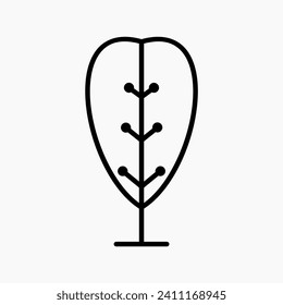 Simple and Minimalist Tree Illustration
