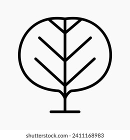 Simple and Minimalist Tree Illustration
