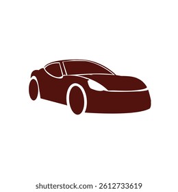Simple minimalist vector icon car logo