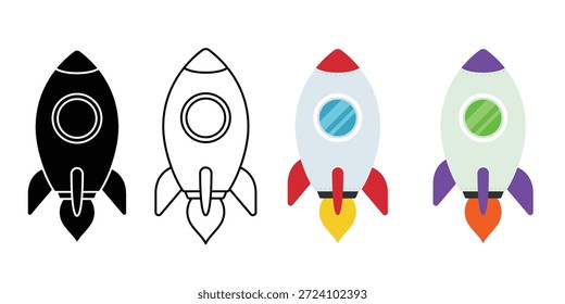 Arte de Clip de Ilustración vectorial minimalista simple. Vectores simples