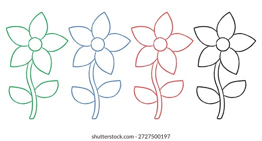 simple minimalist vector illustration clip art. simple vectors