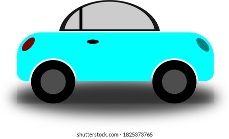 diseño simple y minimalista de vectores de coche