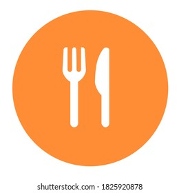 Simple and minimalistic cutlery vector logo