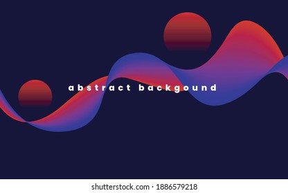 Einfache minimalistische Farbverlauf-Linien, abstrakter Hintergrund für Ihr Banner-Poster oder Ihr Flyer