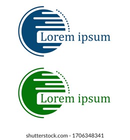 simple minimalistic illustration for icon, logo, print design