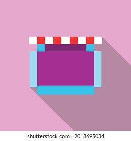 Simple minimalistic illustration of pixel jam on a pink background