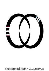 letra simple minimalista forma logo abstracto moderno