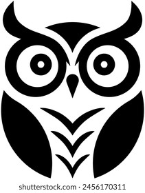 A simple minimalistic vector owl
