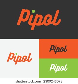 Diseño minimalista simple de logotipo de marca de palabras, diseño simple de logotipo, diseño minimalista de logotipo, logotipo, vector y plantilla.
