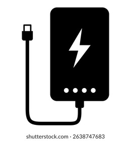A simple mobile battery illustration