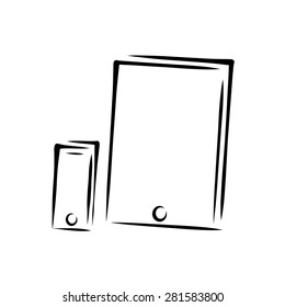 Simple mobile phone and tablet
