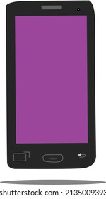 simple mobile phone vectored clipart.