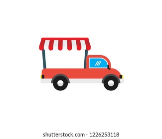 simple mobile shop illustration