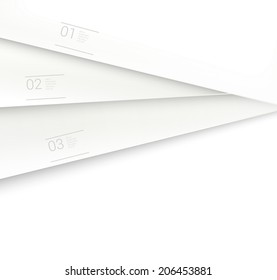 Simple mock up style minimalistic upper placeholder element