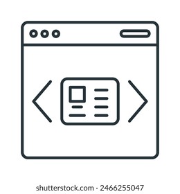 Simple Mockup Icon on isolated background