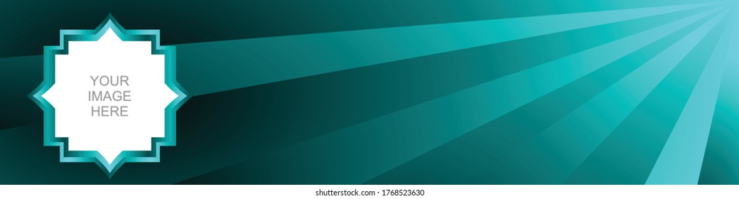 Simple and modern abstract banner background 