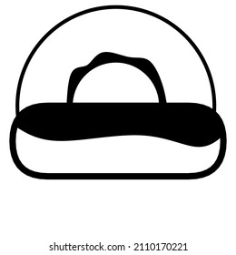 simple modern abstract donuts logo design