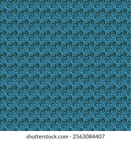  Simple Modern abstract Hawaiian blue ocean pattern