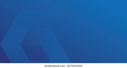Simple moderno abstracto Hexágono Azul Tecnología Finanzas Fondo Fintech Patrón de píxeles Abstractas