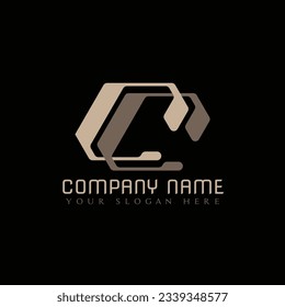 logotipo abstracto simple y moderno