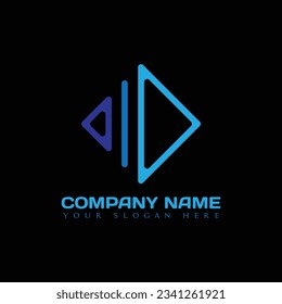 logotipo abstracto simple y moderno