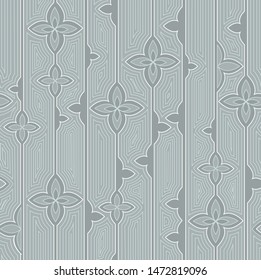 simple modern abstract seamless monochrome dark and light gray pattern with lines