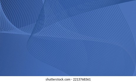 simple modern abstract wavy line geometric pattern background. Clean horizontal contemporary texture background for desktop or any other devices. blue color theme. wall art design.