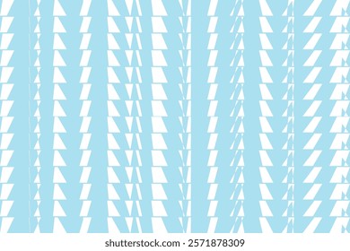 simple modern abstract white color asymmetrical half line pattern perfect for background wallpaper a colorful pattern with triangles in white and sky