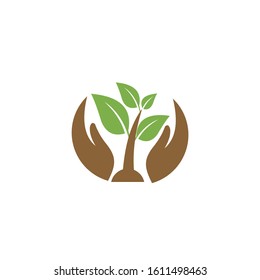 simple modern Agriculture logo design vector