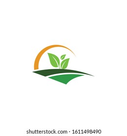 simple modern Agriculture logo design vector
