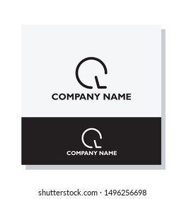 simple modern alphabet logo design vector