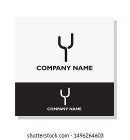 simple modern alphabet logo design vector