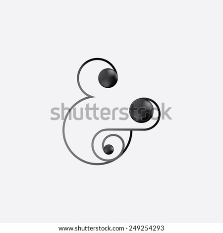 Simple modern ampersand