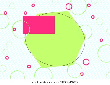 Simple modern art frame for text. Stylish geometric graphics, banner template design for business cards, invitations, gift cards, flyers and brochures.