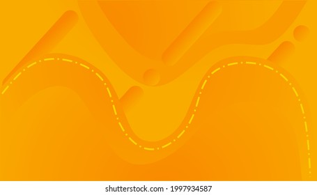 Simple and modern background with abstract pattern orange color