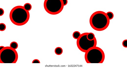 Simple modern background circles vector