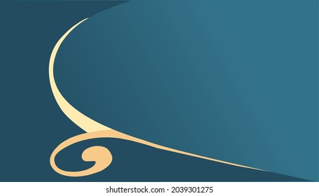 simple and modern background with a combination of blue and cream