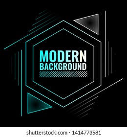 Simple modern background for many design works with space for text